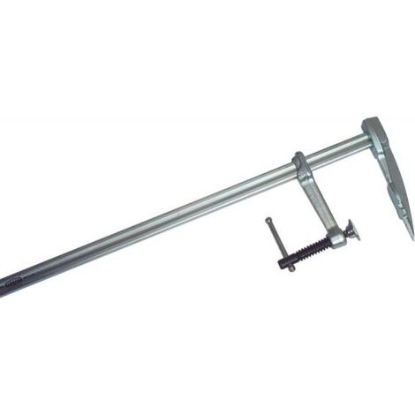 Bessey – Presse de charpentier 60 KN – Capacité de serrage 12 000 N – Pointe de prise pour fixation efficace – Pour assemblage en T de solives - SPZ 60 KN