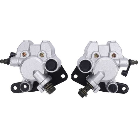Paar ATV-Vorderradbremssättel mit sicherheitsoptimierten Bremsbelägen 3GD 2580T 01 00 Ersatz für Banshee 350 YFZ350 1990-2006. (1/5)