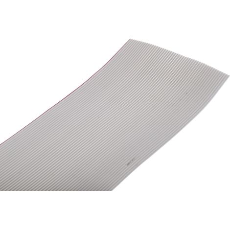 Câble en nappe RS PRO 50 voies 28 AWG, pas de 1.27mm, Gris, 30m ( Prix pour Boîte de 30 Mètres )