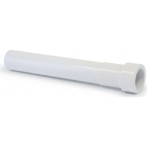 Prolunga dritta Ø40 mm in polipropilene con ghiera e guarnizione per sifone lavabo bampi si230012
