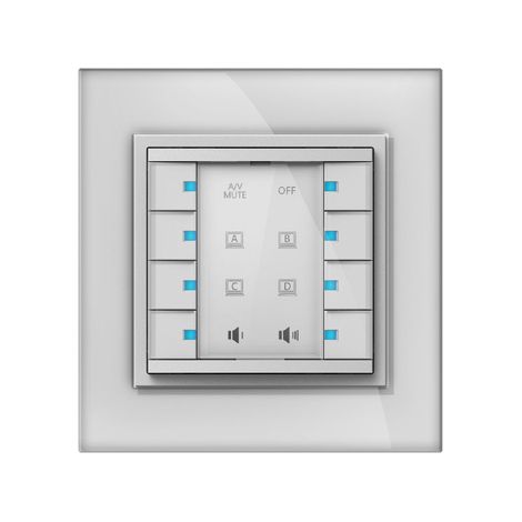 Vivolink VLCP8B Weißes Drucktastenfeld (1/5)