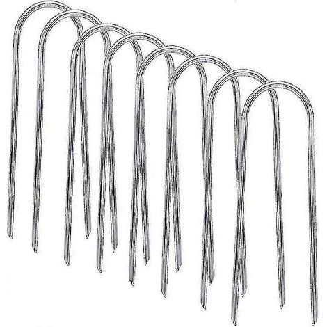 Piquets de trampoline résistants aux vents violents, kit d'ancrage robuste pour trampoline, kit d'ancrage en acier galvanisé pour trampoline (1/5)