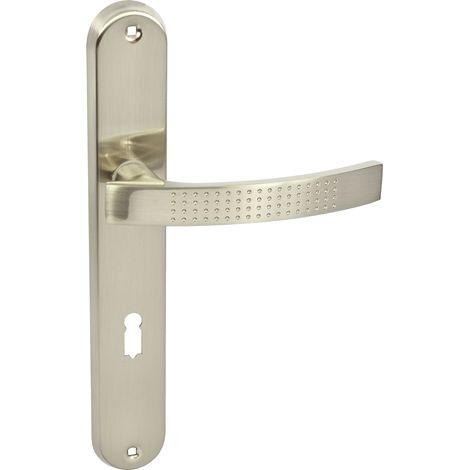 Domino Türgriff ALMA ECO M9 BB-Buntbart 72 Drückergarnitur für Zimmertüren Langschild-Garnitur Türdrücker-Set Türbeschläge (1/4)