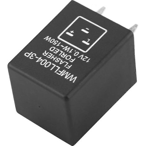 Décodeur de relais clignotant automobile EP28 à 3 broches pour feu clignotant LED 12 V (1/4)