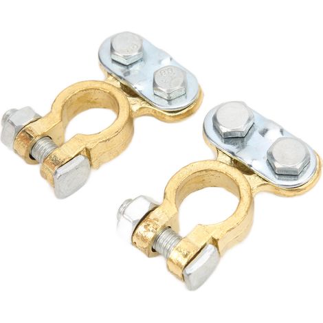 Bornes de batterie auto, connecteurs durables anticorrosion, excellente conductivité, cosses de batterie étanches pour protection optimale (1/5)