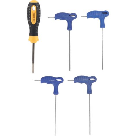 5Pcs Sewing Machine Screwdriver Hex Wrench Set Compact Size High Hardness Sewing Machine Repair Tools for FHSM 505A/508 (1/5)