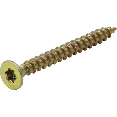 Vis Multifonctions Profil en T Torx T10 3,5 x 35 mm - Lot de 200 pcs - Acier Résistant et Polyvalent - D-Work
