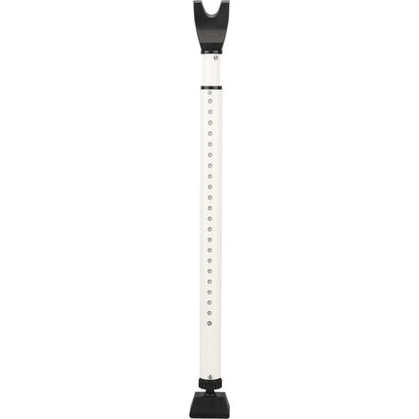 Barre de sécurité de porte avec serrure sans levage, coulissante et réglable, universelle, pour maison, appartement, école, hôtel (1/5)