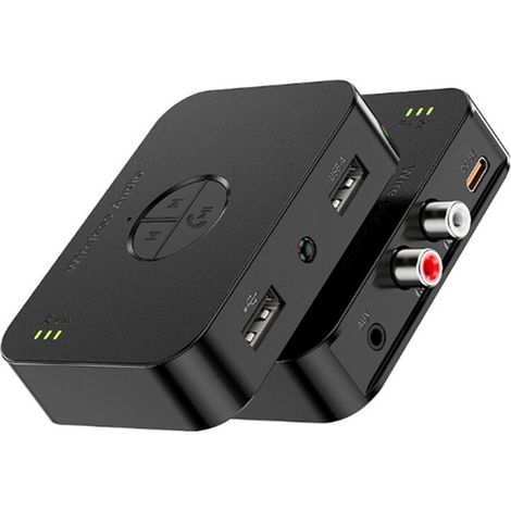Ricevitore audio 6.0, chiavetta USB, adattatori audio stereo da 3,5 mm con microfono, kit per auto, amplificatore per altoparlanti.