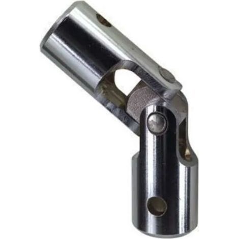 ANDIAMOs Kniegelenk. Rollladenscharnier. Für Stangen mit 12 mm Durchmesser. Verchromter Stahl - ANDIAMOs