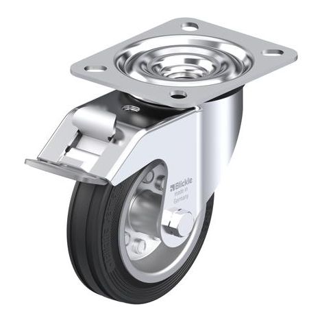 Blickle Rueda giratoria con freno 100 mm 70 kg