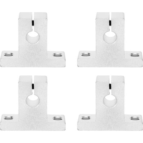 4 supports de fixation, quincaillerie, outil, accessoire industriel pour rail linéaire et axe vertical (1/5)
