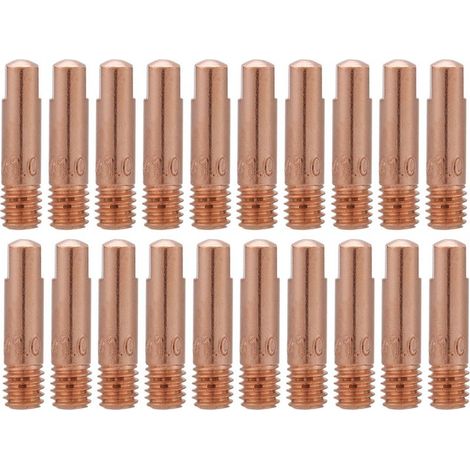 20 pointes contact cuivre 1.0mm – Pour torche MIG/MAG 15AK (1/5)