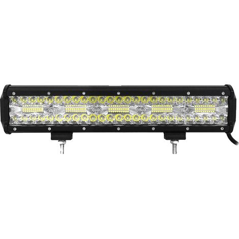 Barra de luz LED de alto brillo, diseño impermeable, 15 pulgadas, 300 W, inalámbrica. (1/2)