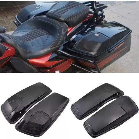 Convient aux modèles Harley-Davidson Grand Glide, Road King, Flagship Glide et CVO (modification du cache-klaxon latéral). (1/5)