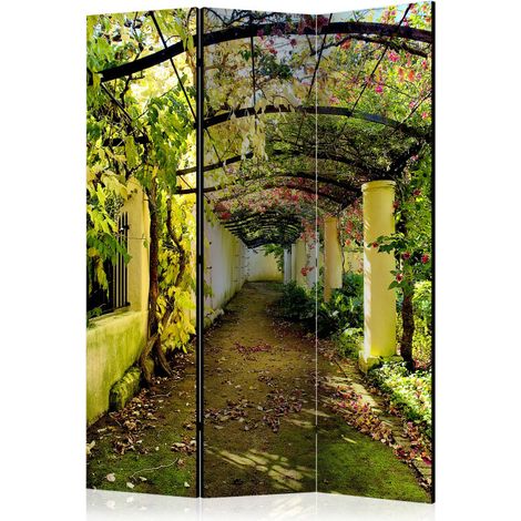 Paravent 3 Volets "Romantic Garden" 135x172cm (1/2)