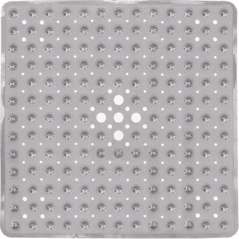 Tapis de Bain carré antidérapant à ventouses - Durable et élégant - Tapis de Douche antidérapant - Design Moderne - Ventouses de qualité - Lavable en Machine et sans Latex (1/5)