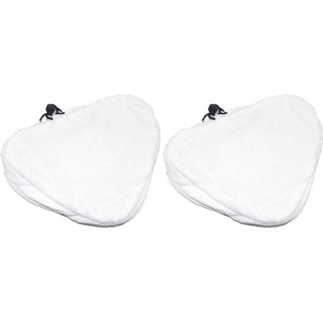 2 X Steam Mop Microfibre Cleaning Cloth Cover Pads Kit Fits Bionaire and Delta (1/5)