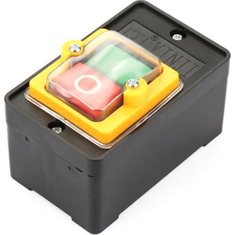 Interrupteur À Bouton-Poussoir - KA0-10KH - Étanche IP65 - 380V 10A - ON/OFF Autobloquant - Pour Machines Industrielles - 1 Pièce (1/4)