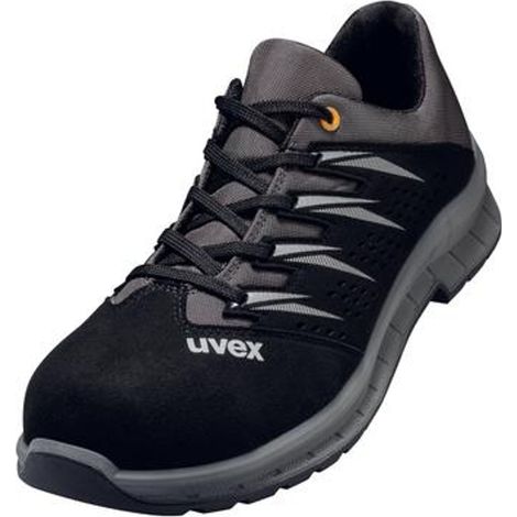 uvex Halbschuhe 2 trend S1 schwarz grau Weite 10 Gr. 37 (1/5)