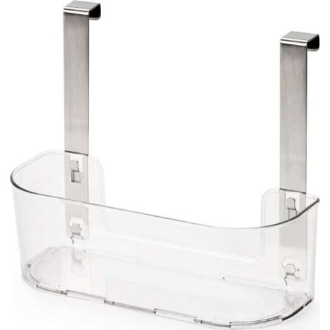 Panier de rangement à suspendre à la porte d'un placard de cuisine, panier de rangement pour porte de placard (1/4)