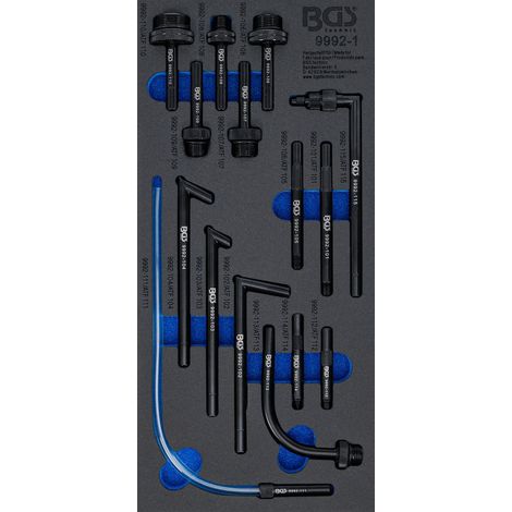 BGS  Conjunto  de  adaptadores  de  llenado  de  transmisiones  -  9992-1 (1/4)