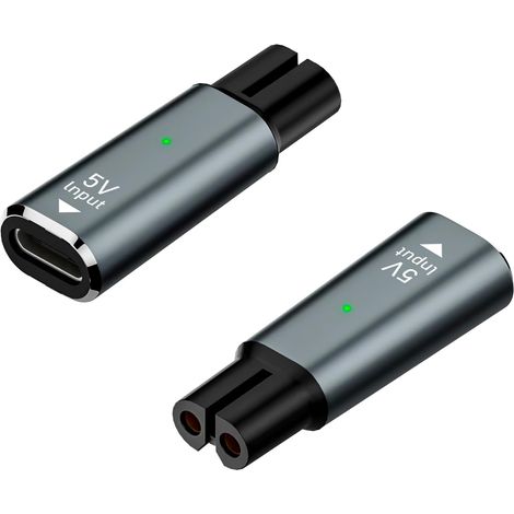 5V USB-C Chargeur Adaptateur, pour Tondeuse à Cheveux Rasoir QP2734 QP2824 QP2724 QP2834 QP4631 MG7930 MG7950 MG9530 7000 9000 Series (1/5)