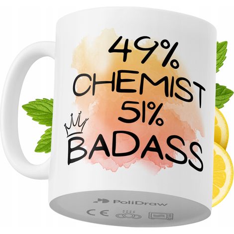 Lustige Kaffeetasse für Chemiker mit witzigem Textdesign – ideal für Geburtstage, Namenstage, Feiertage und besondere Anlässe. Hochwertige Tasse für Zuhause, Büro und Arbeit. Farbe: Weiß, 330 ml.