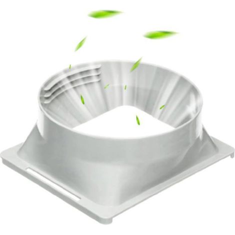 Climatiseur Adaptateur de Tuyau de Fenêtre Interface, Coupleur de Tuyau d'échappement de Climatiseur Portable (1/4)