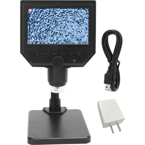 Digital Microscope 4.3in IPS Screen High Definition Clear Image Inspection Microscope US Plug 100‑240V (1/5)
