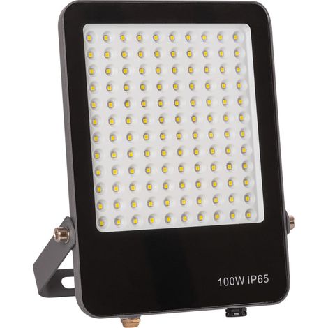 Proyector LED Exterior 100W 11000Lm IP66 6000ºK 120º  [1916-FL-EC-100W-CW] (1/5)