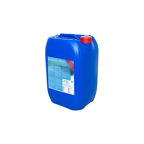Bidone da 20 litri di soluzione detergente acquosa per fontana biologica, non tossica e ininfiammabile.