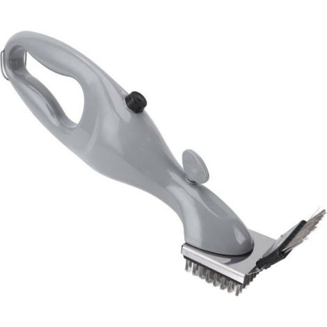 1 Brosse à vapeur, Acier inoxydable, Grattoir barbecue, Nettoyage profond, Pour gril acier fonte céramique (1/5)