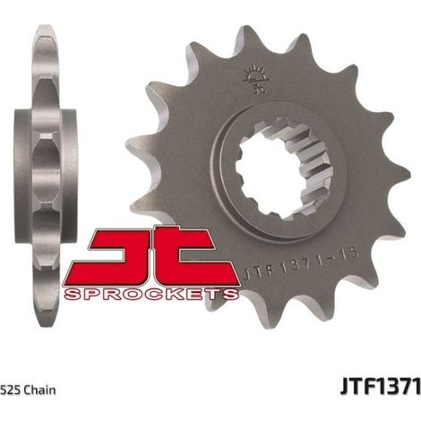 Pi帽贸n delantero JT F1371-15, 15 dientes, tama帽o 525 (1/2)