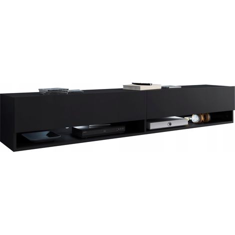 Mobile TV moderno da 180 cm - senza maniglie, opaco, autoportante o a parete (1/5)
