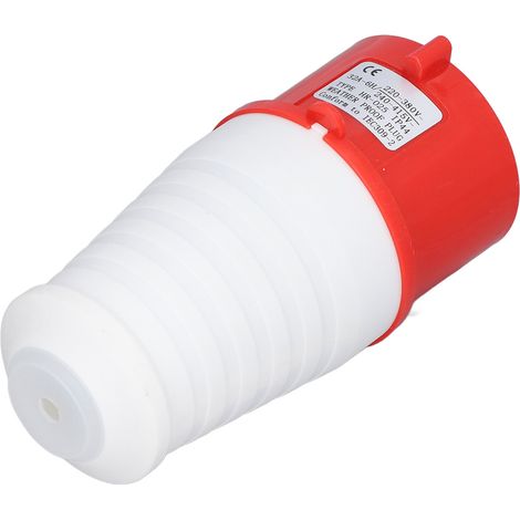 Connecteur industriel 5 broches 32A IP44 étanche antipoussière prise mâle avion 220-380V/240-415V HR-025 (1/5)