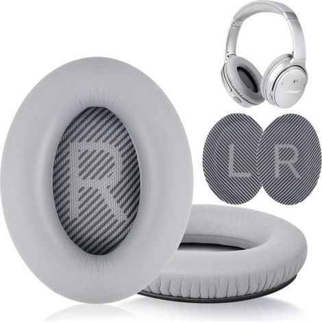 Ohrpolster für Bose QuietComfort Kopfhörer – QC35/QC25/QC15/AE2 grau (1/4)