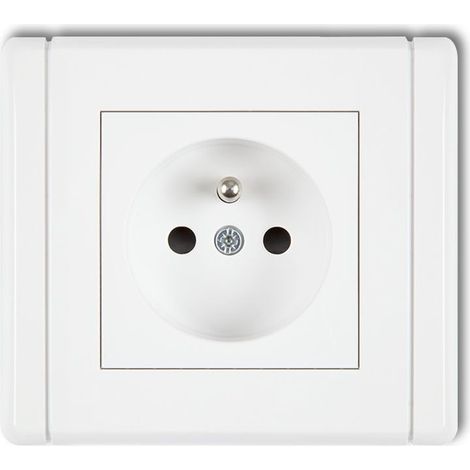 Enchufe flexible individual con/sin 2P+Z blanco FGP-1zp (1/3)