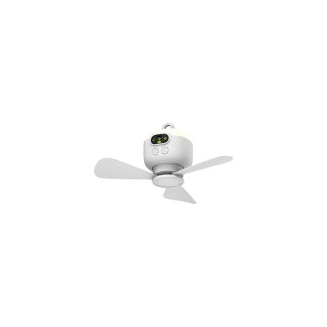 Mini ventilateur portable rechargeable 8000 mAh – 4 vitesses – Télécommande – Pales amovibles – USB-C – Portée 3 m – Diamètre 27 cm (1/5)