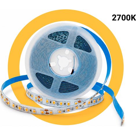 Tira LED 24V DC - 18W/m - Monocolor - 10mm - IP20 - Rollo 5