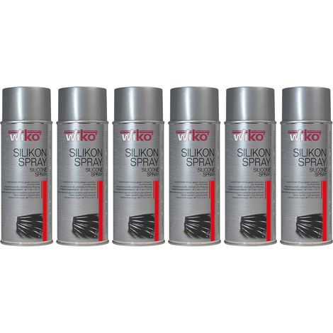 Spray silicone WIKO, 400 ml, 6 pièces