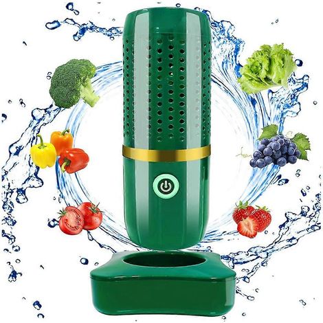 Obst- und Gemüsewaschmaschine, wiederaufladbare Reinigungsmaschine, kompatibel mit Obst und Gemüse, tragbarer Mini-Lebensmittelreiniger (1/5)