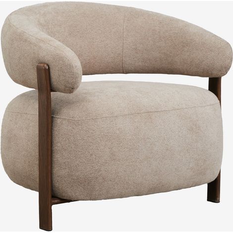 Set di 2 poltrone in tessuto chenille e ferro Jolie SKLUM