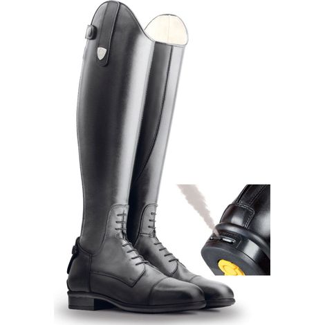 43, Marrone: Stivale equitazione Tattini BOXER con tecnologia CLOSE CONTACT in pelle vitello liscio (1/5)