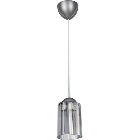 Deckenlampe Optical MDL3871 mit dreieckigem Schirm aus rauchigem Kunststoff H70xL11 (1/3)