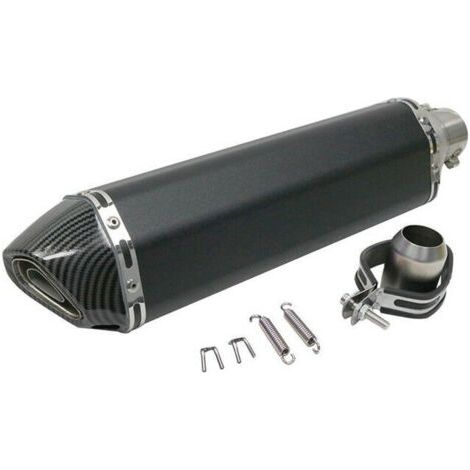 38-51mm 47cm En Acier Inoxydable Universel Échappement De Moto Échappement Modifié Moufle D'échappement Fit pour La Plupart Des Styles De Moto 1 - 1 (1/5)