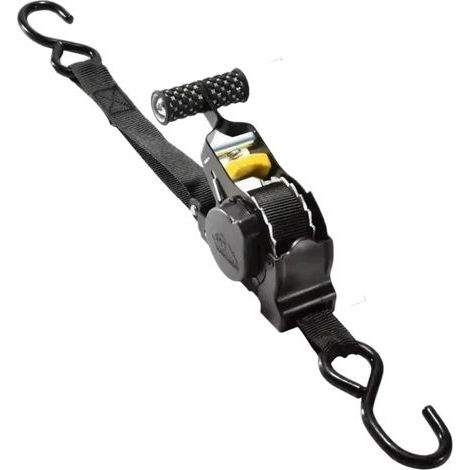 Correas de carga y retráctiles para coche, tensor y trinquete, compatibles con la carga de bolsas, motos, coches y camiones (1/5)