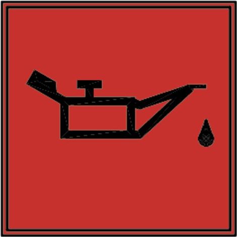 Voyant rouge témoin pression d'huile