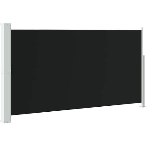 vidaXL Patio Terrace Side awning 160 x 300 cm Black