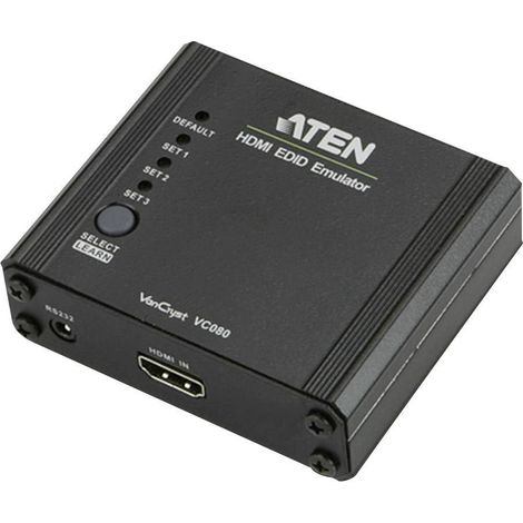 Émulateur EDID HDMI ATEN VC080 [1x HDMI femelle - 1x HDMI femelle] noir (1/3)